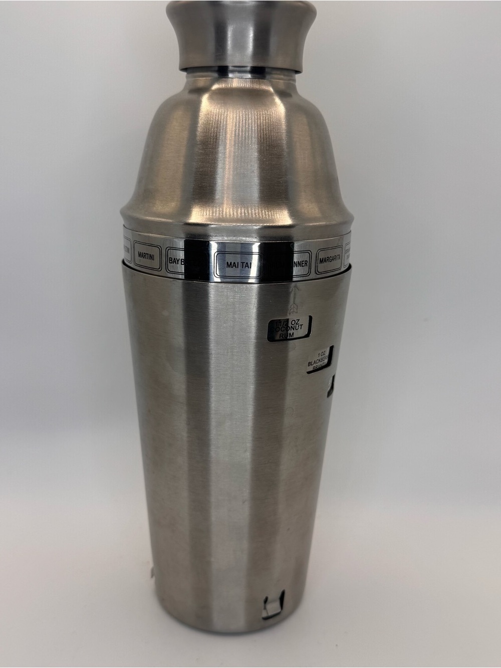 Stainless Steel Cocktail Shaker - Silver - Picture 3 of 6
